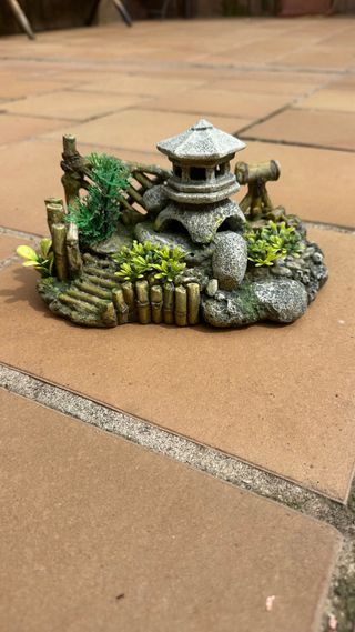 Lote decoracion acuario