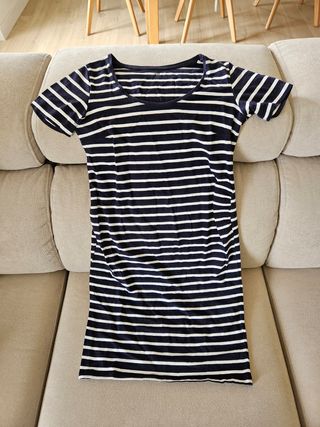 Vestido premamá tipo camiseta
