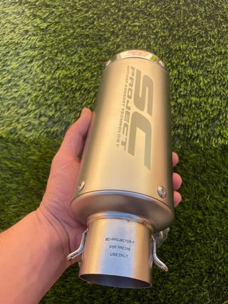 Escape moto SC plata