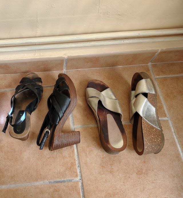 2-Sandalias de piel mujer T-39