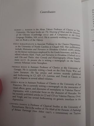 The Epic Journey in Greek and Roman Literature (Yale Classical Studies, Series Number 39)