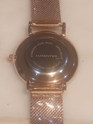 Reloj de pulsera Luxenter en oro rosa