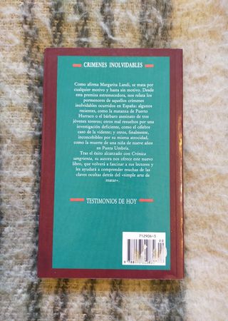 Crímenes inolvidables. Margarita Landi.