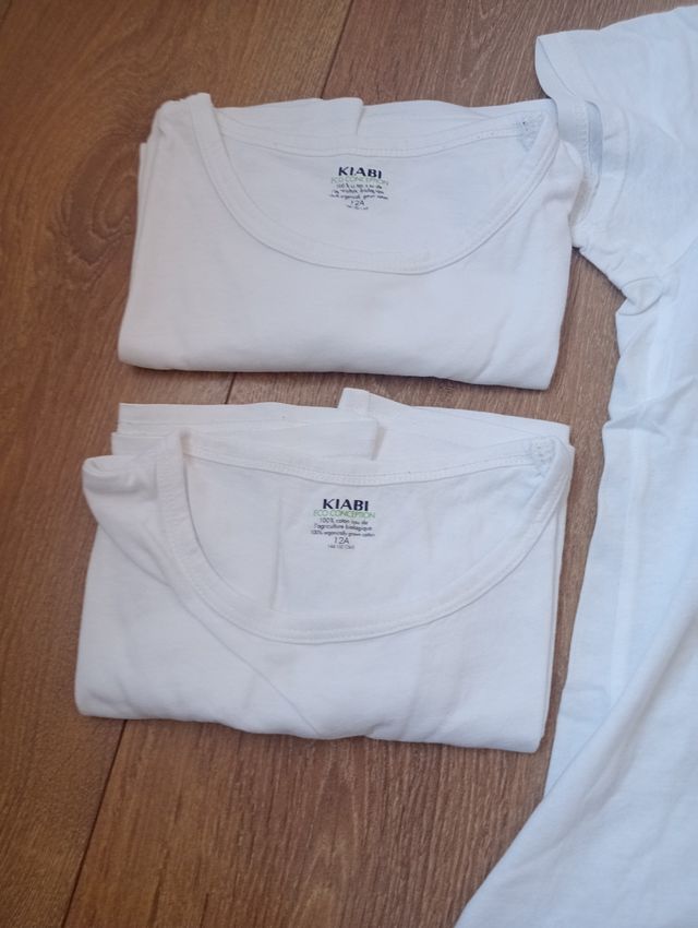 Pack 3 camisetas interior niño