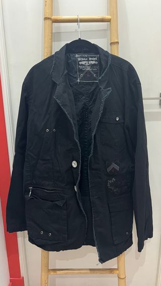 Gabardina negra hombre Friday’s Project