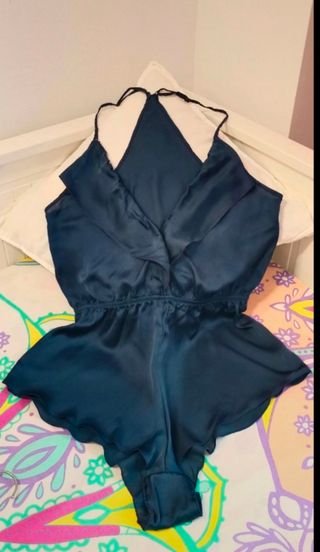 Mono lencería azul marino