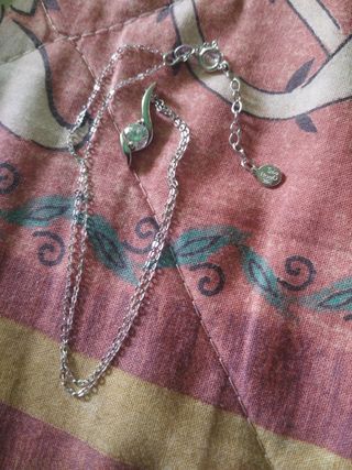 Cadena de plata.