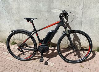 Bicicleta carbono eléctrica