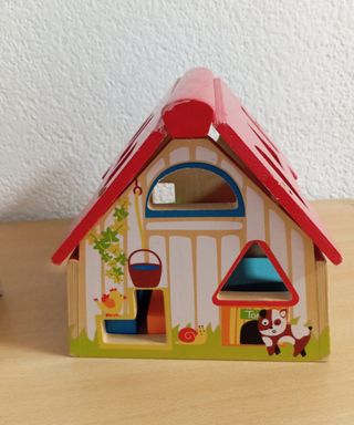 Granja con figuras encajables