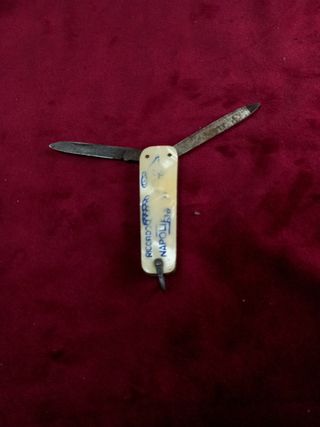 Coltellino vintage ricordo di Napoli