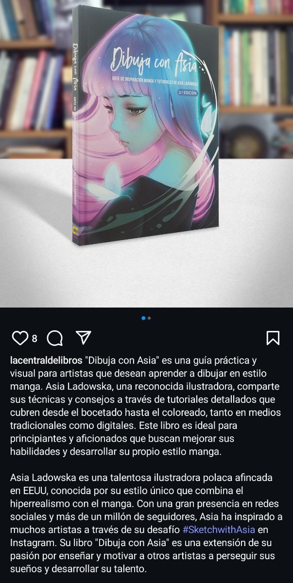 Dibuja con Asia: Arte de inspiración manga y tutoriales de Asia Ladowska