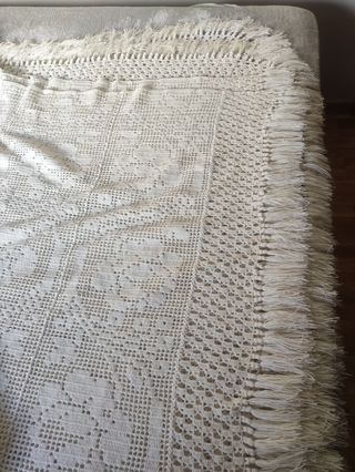 Colcha de ganchillo nueva