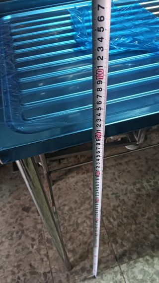 Fregadero 100x50cm a estrenar cn 
  patas inoxidab