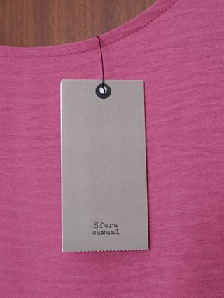 Vestido a estrenar SFERA Fucsia Mujer Talla L