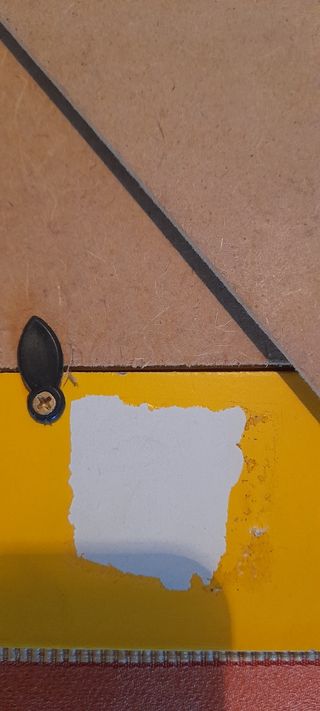 2 cornici per foto gialle