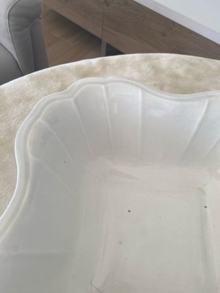 Fuente porcelana antigua
