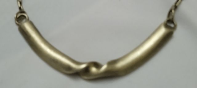 COLLAR GARGANTILLA DE LATON - ORIGINAL DE  LOS 80'