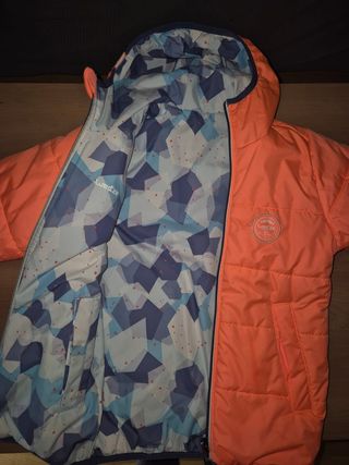 Cazadora nieve reversible para niños