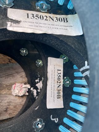 Cepillo para barredora vial