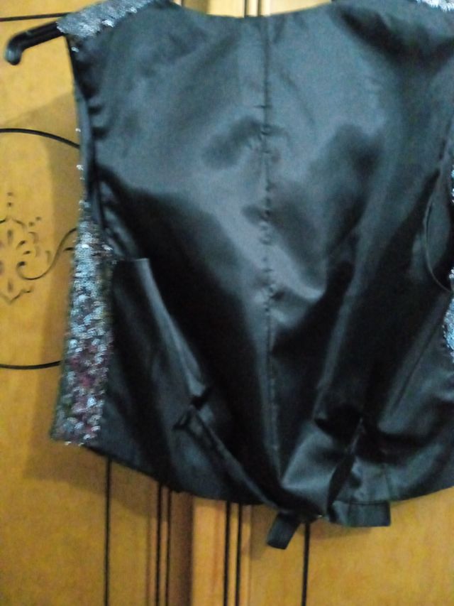 Chaleco Smoking de lentejuelas