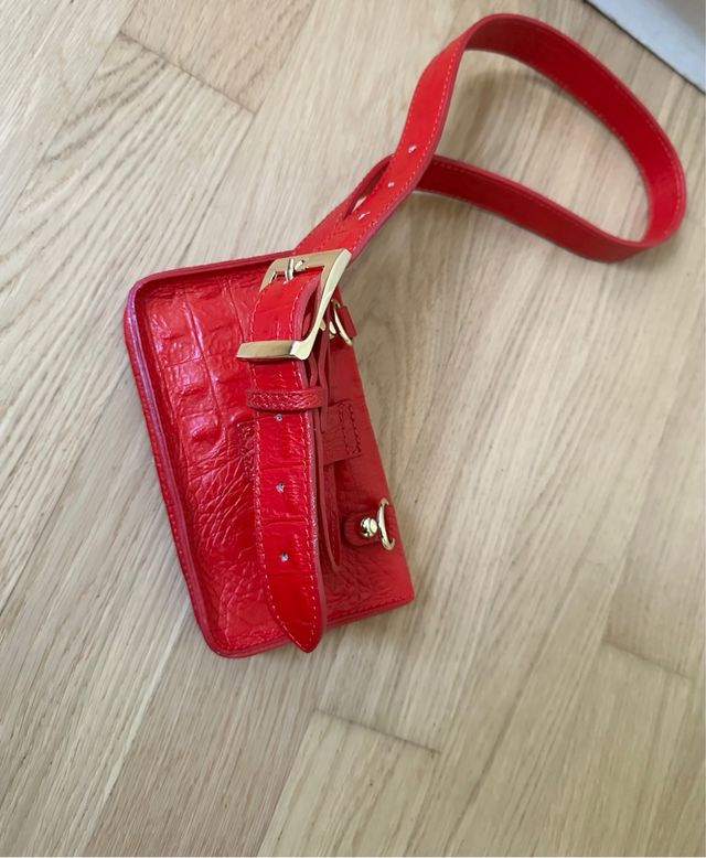 Borsetta cintura vera pelle nuova!