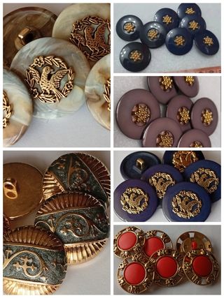 Lote 10 botones- 5 modelos