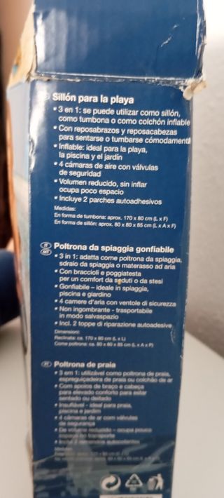 Sdraio, sdraietta o poltrona per spiaggia/mare