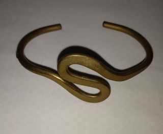 PULSERA BRAZALETE DE LATON  VINTAGE DE LOS 80'