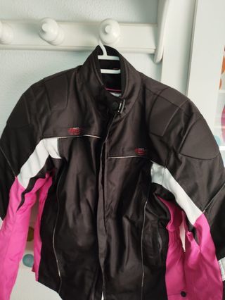 Chaqueta moto mujer 