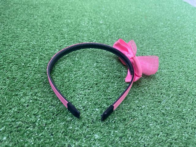 Diadema Rosa Con Lazo