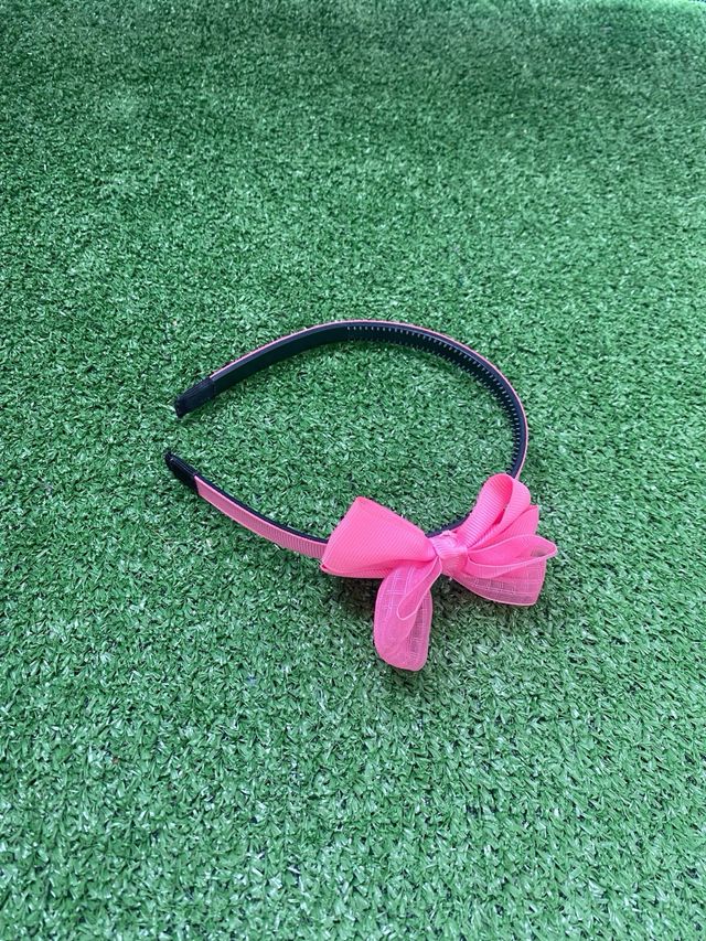 Diadema Rosa Con Lazo