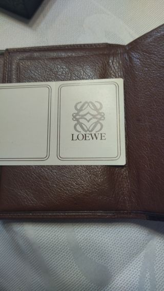 Billetera de píel Loewe 