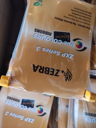 Cartucho tinta impresora Zebra ribbon