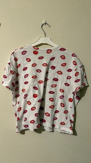 Zara camiseta bocas