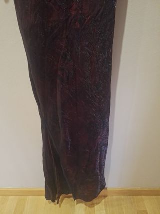 Vestido de fiesta largo.