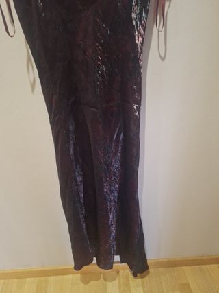 Vestido de fiesta largo.