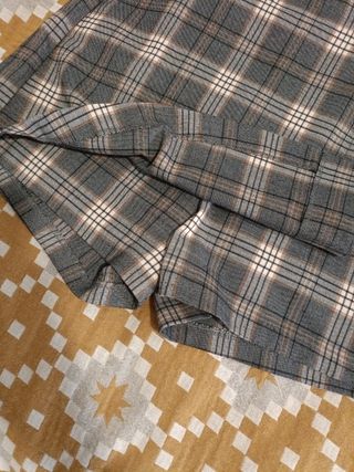 Falda pantalón corta a cuadros