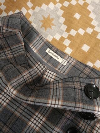 Falda pantalón corta a cuadros