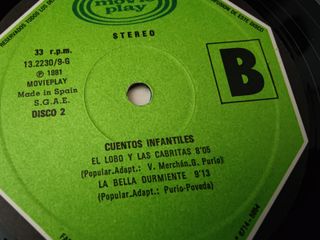 Vinilo Cuentos Infantiles