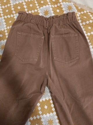 Pantalón largo paperbag