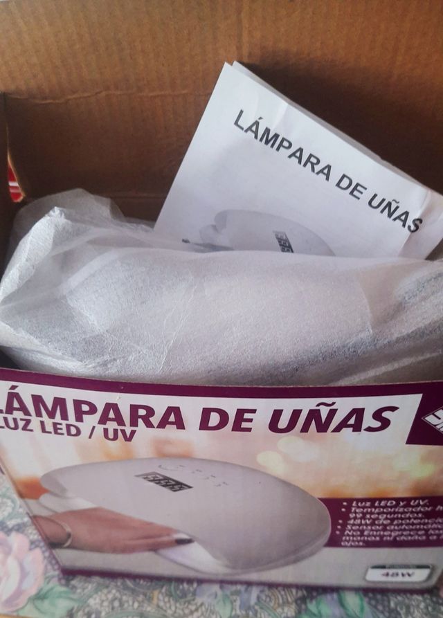 Lote 2 lámparas de uñas LED
