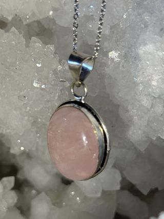 Ciondolo Quarzo rosa n.1