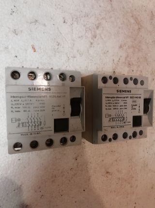 Aparatos eléctricos de control