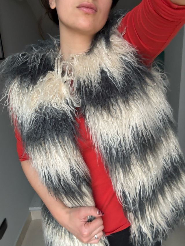 Gilet con pelliccia