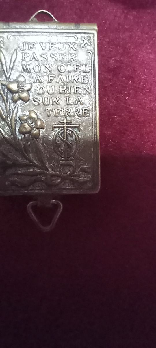 Pendente antico Francese p.foto s.Teresa