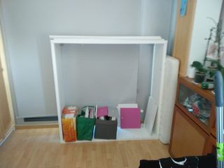 Mueble kallax 4x4 juvenil blanco