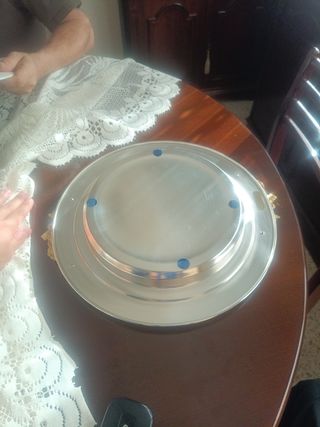 Vajilla plateada plato