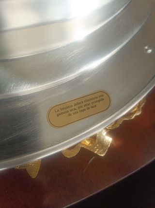 Vajilla plateada plato