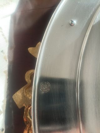 Vajilla plateada plato