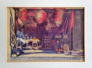 Acuarela china de M.B. Taylor